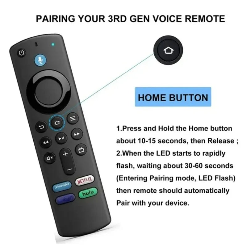 L5B83G Replacement Voice Remote Works With Alexa For Fire St