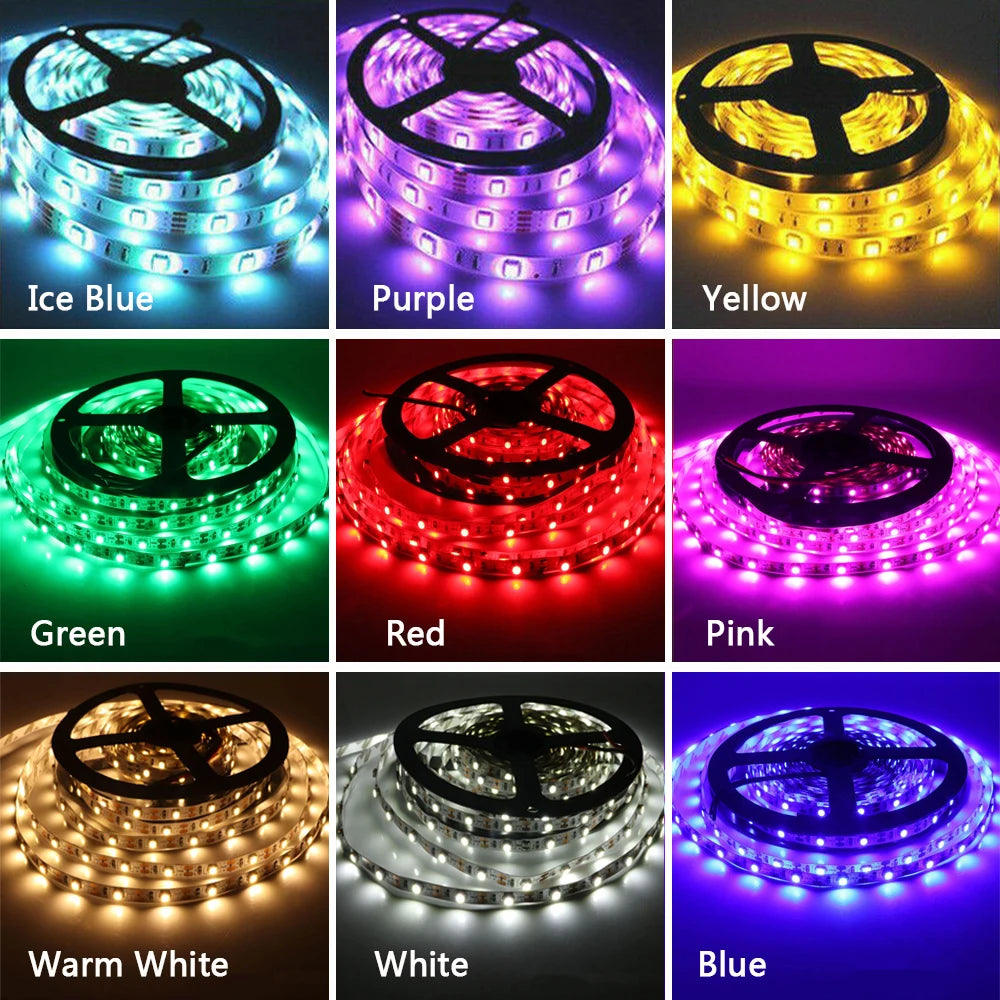 Dimmable 5V LED Strip Lights SMD2835 3528 60Leds/m Waterproo