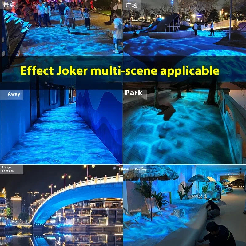 Ocean Water Waving Lamp Indoor Atmosphere Light with 50W 80W