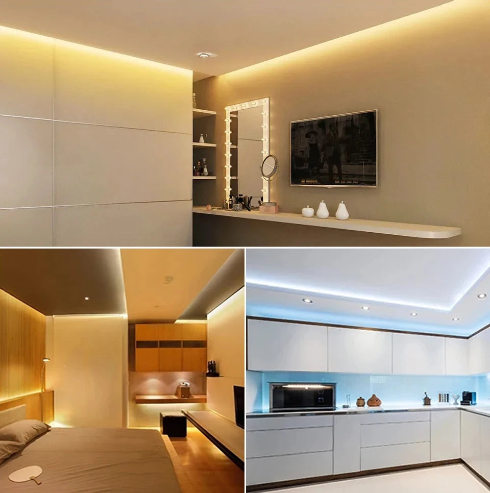 220V LED Strips High Brightness COB LED Strip Adhesive Wroat