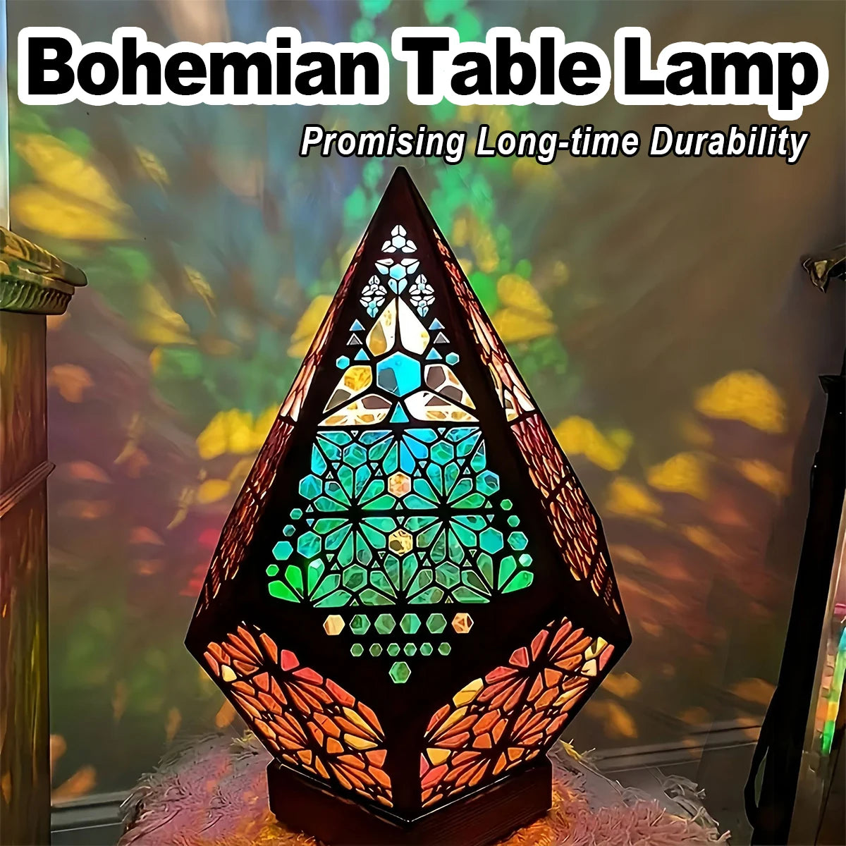 Usb Bohemian Led Projection Table Lamp Projector Light Effec