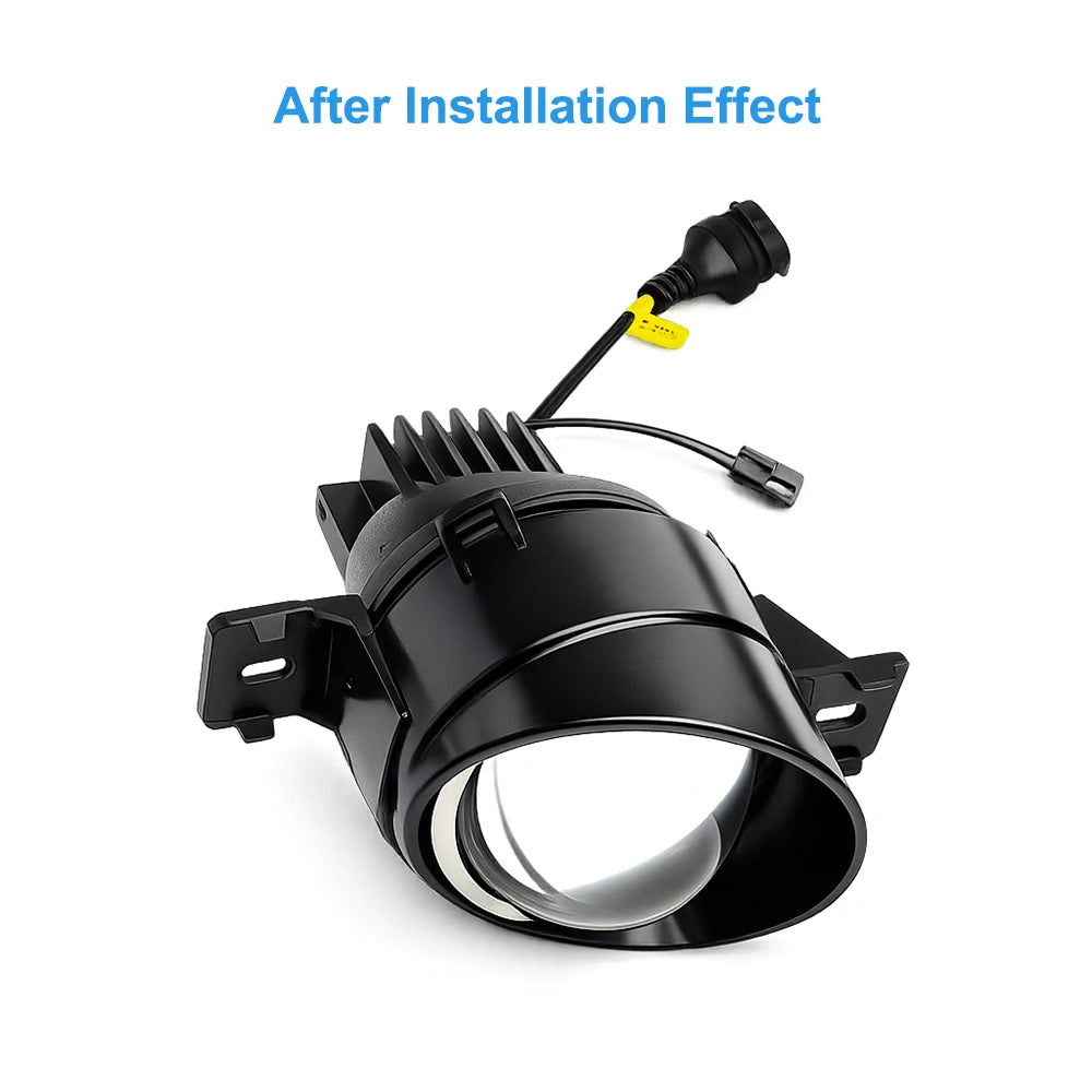 2PCS 3.0 Inch Fog Light Bracket DIY Modified Projector Lens 