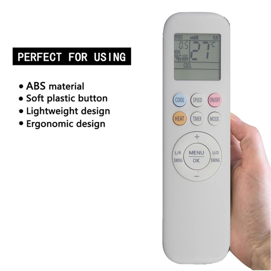 ABSQ-New YKR-T/011E Remote Control Replacement for AUX Air C
