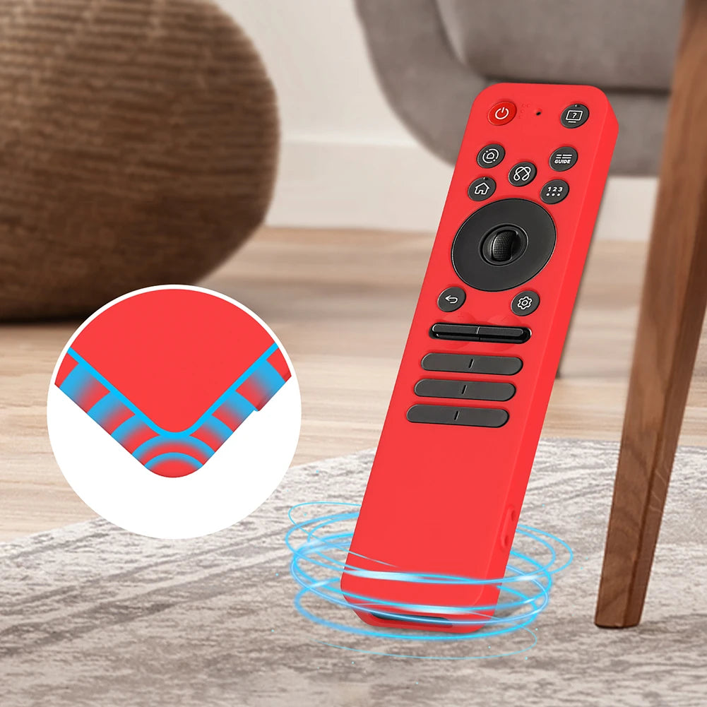 TV Remote Control Cover Anti-Slip Silicone Case Lightweight 