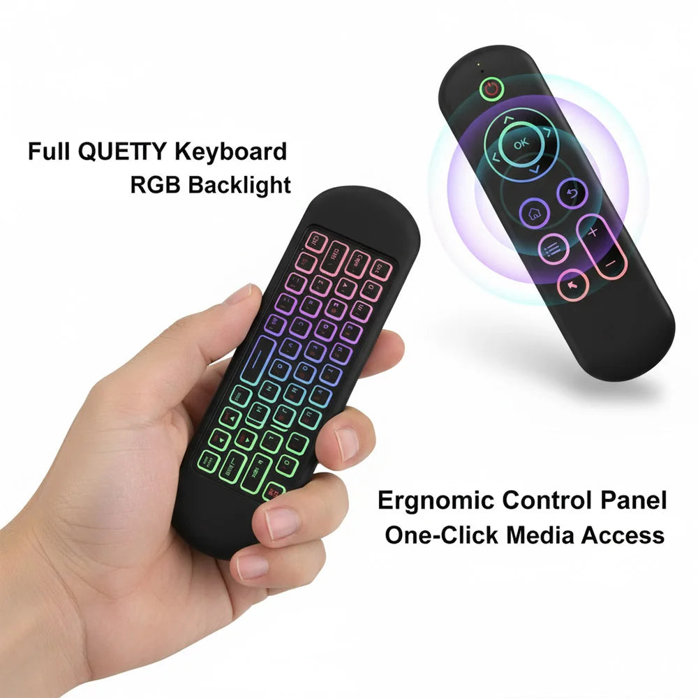 MRSVI Air Mouse Remote Control M5 Wireless 2.4G&Bluetooth Wi