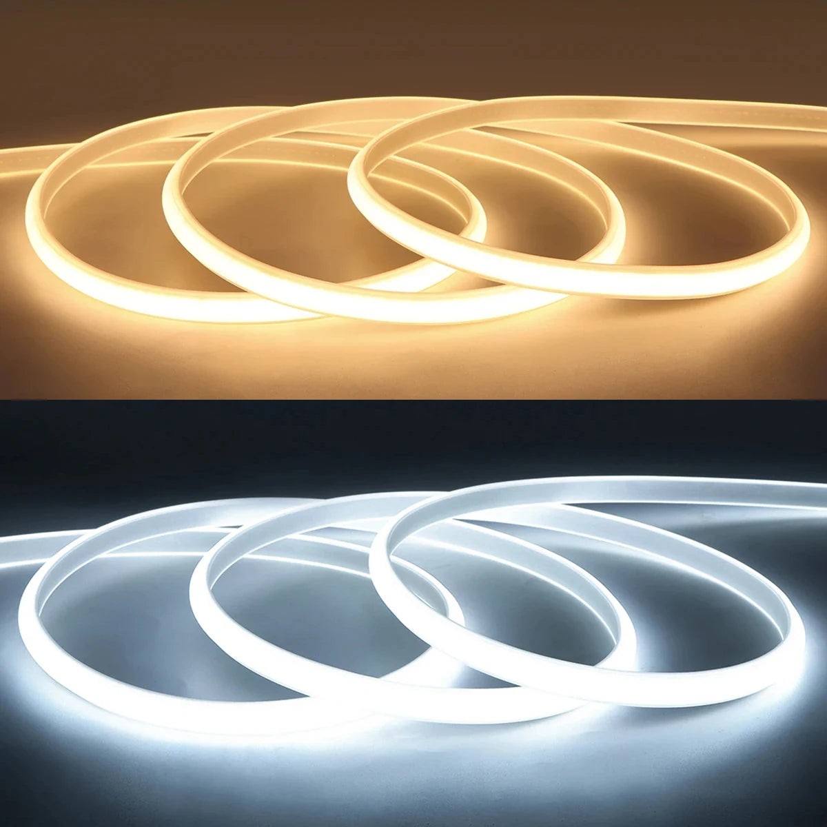 220V Led Strip with ON/OFF Switch Waterproof COB LED Strip 2
