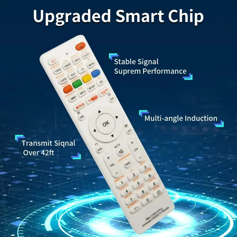 New Universal RM-L1130+X Replacement Remote Control For All 