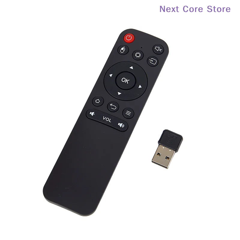 NC 1Pcs Plastic TV Box Wireless Remote Control USB Receiver 