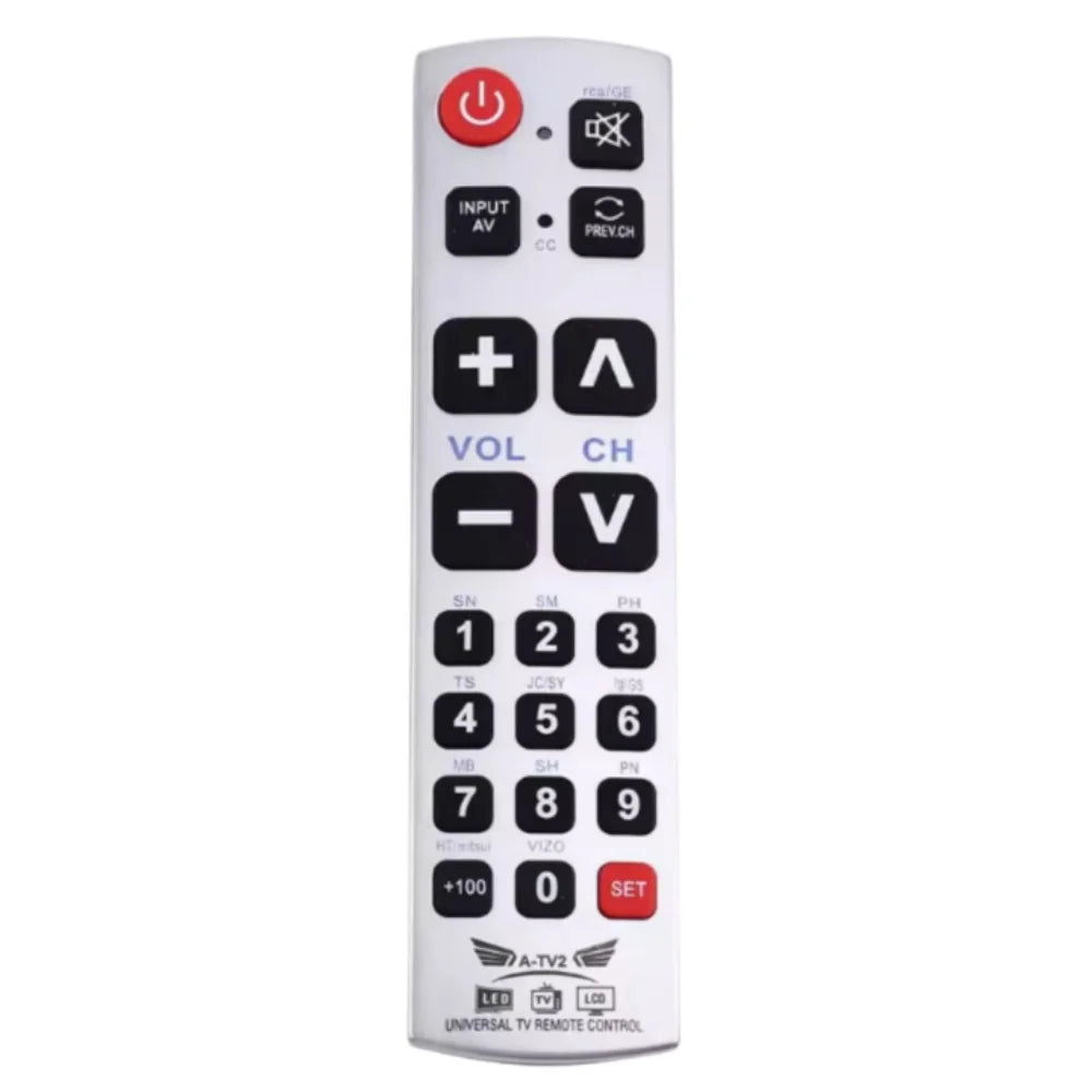 A-TV2 Big Button Universal Remote Replacement Use for L&G Sa
