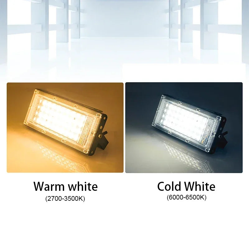 2pcs/lot Led Floodlight 50W 100W AC 110V 220V Outdoor Flood 