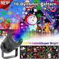 16 Pattern Christmas Projector Lights Outdoor/Indoor Holiday