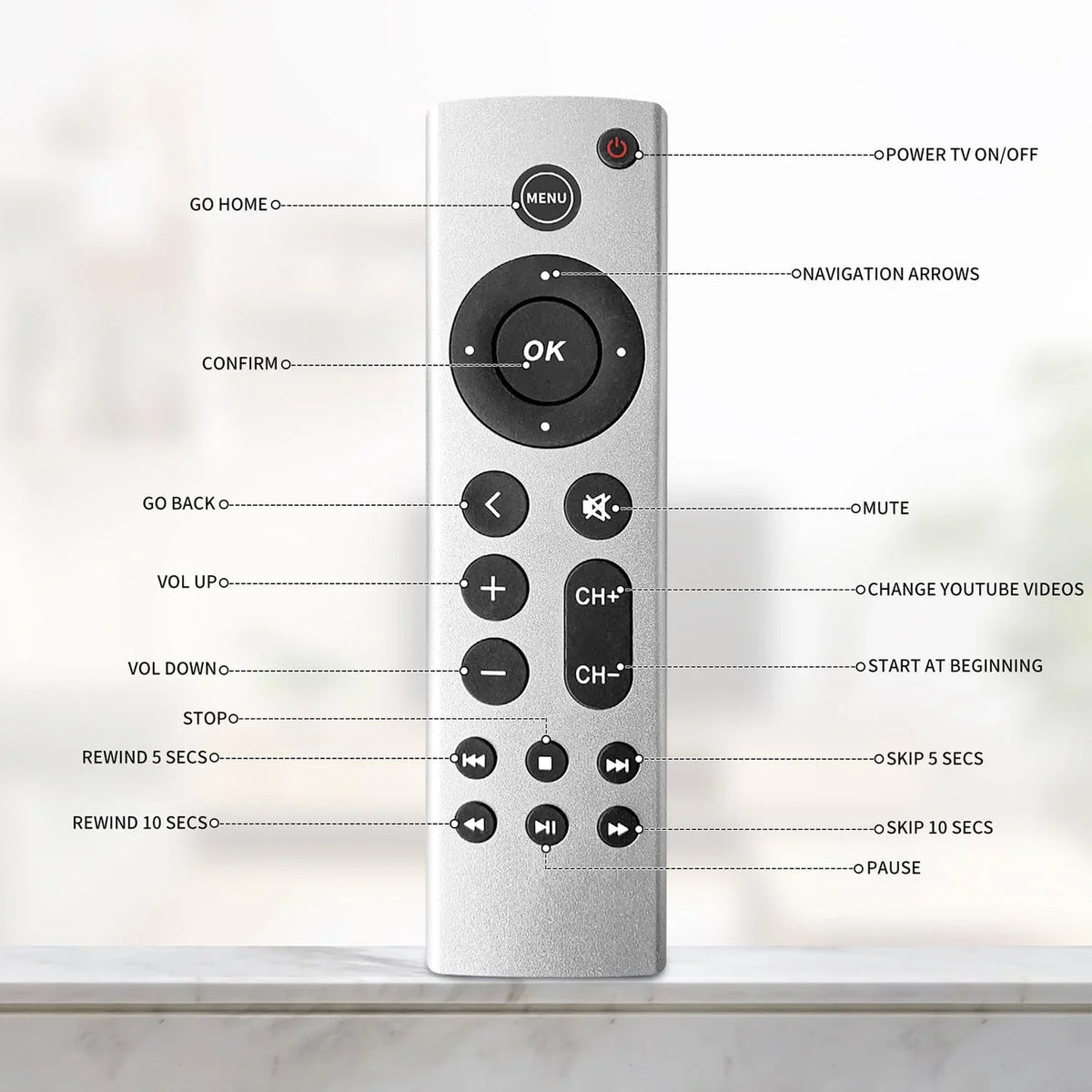 Universal Replacement Remote Fit For Apple TV Remote Control