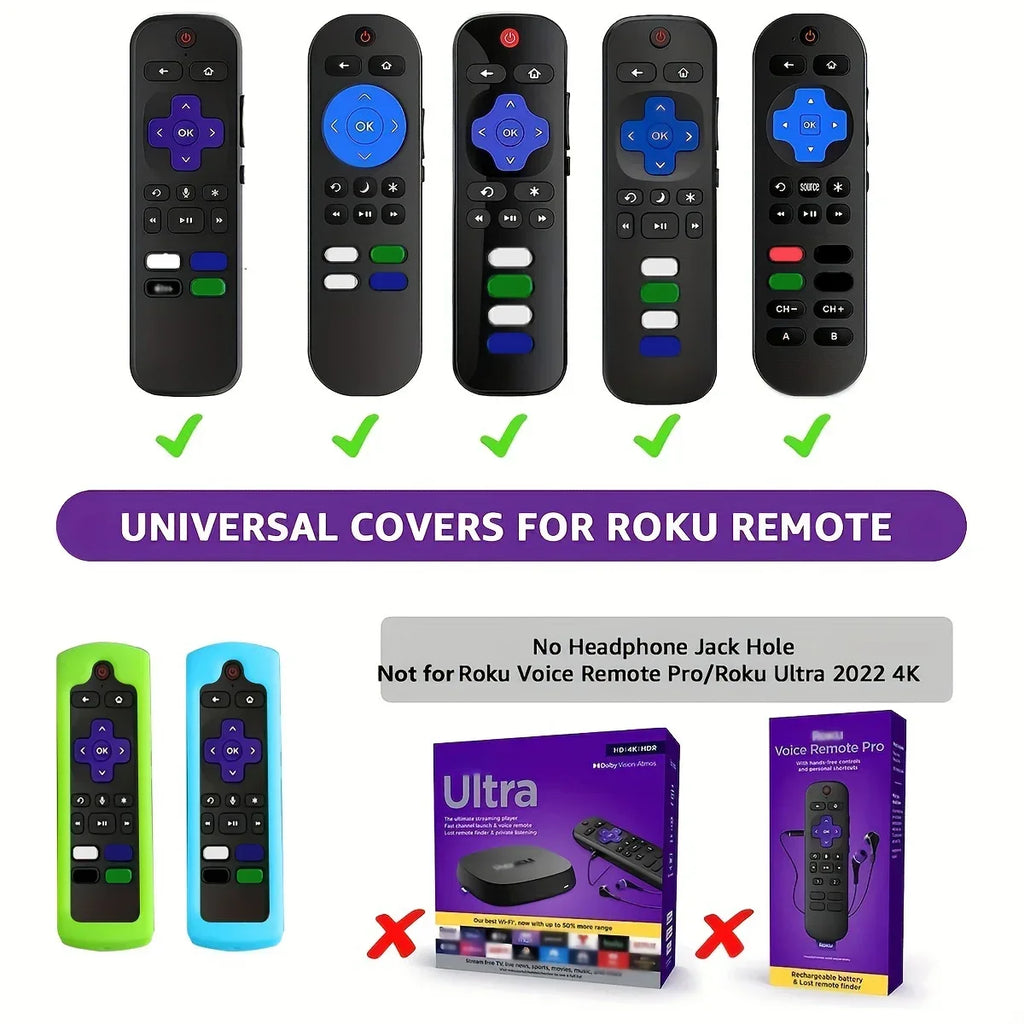 1/2/3 piece of luminous silicone universal remote control se