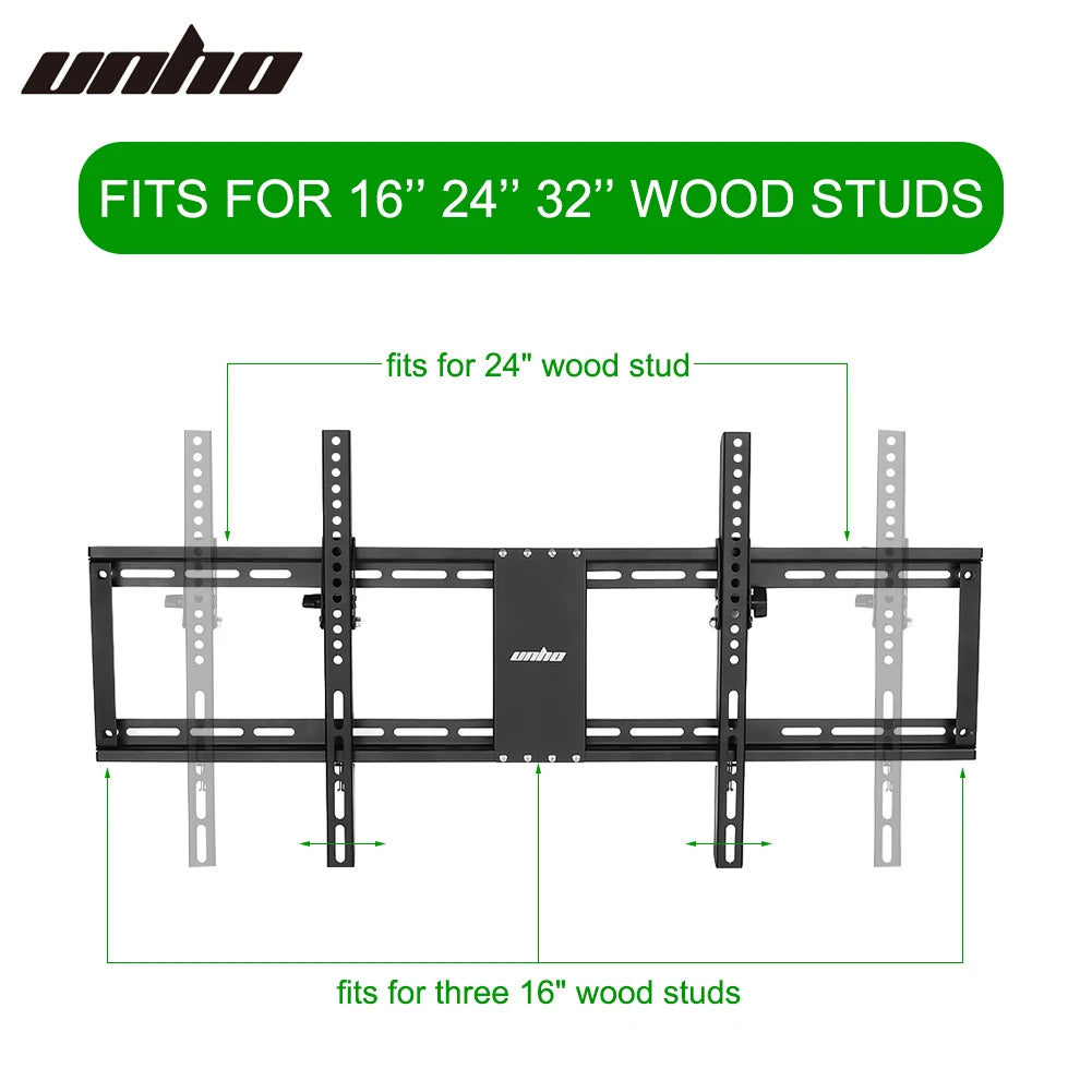 32-85 Inch Ultra Slim TV Wall Mount Tilt TV Bracket Weight C