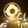 DC5V COB LED Strip with Dimmable Remote Control 2/3/5M White
