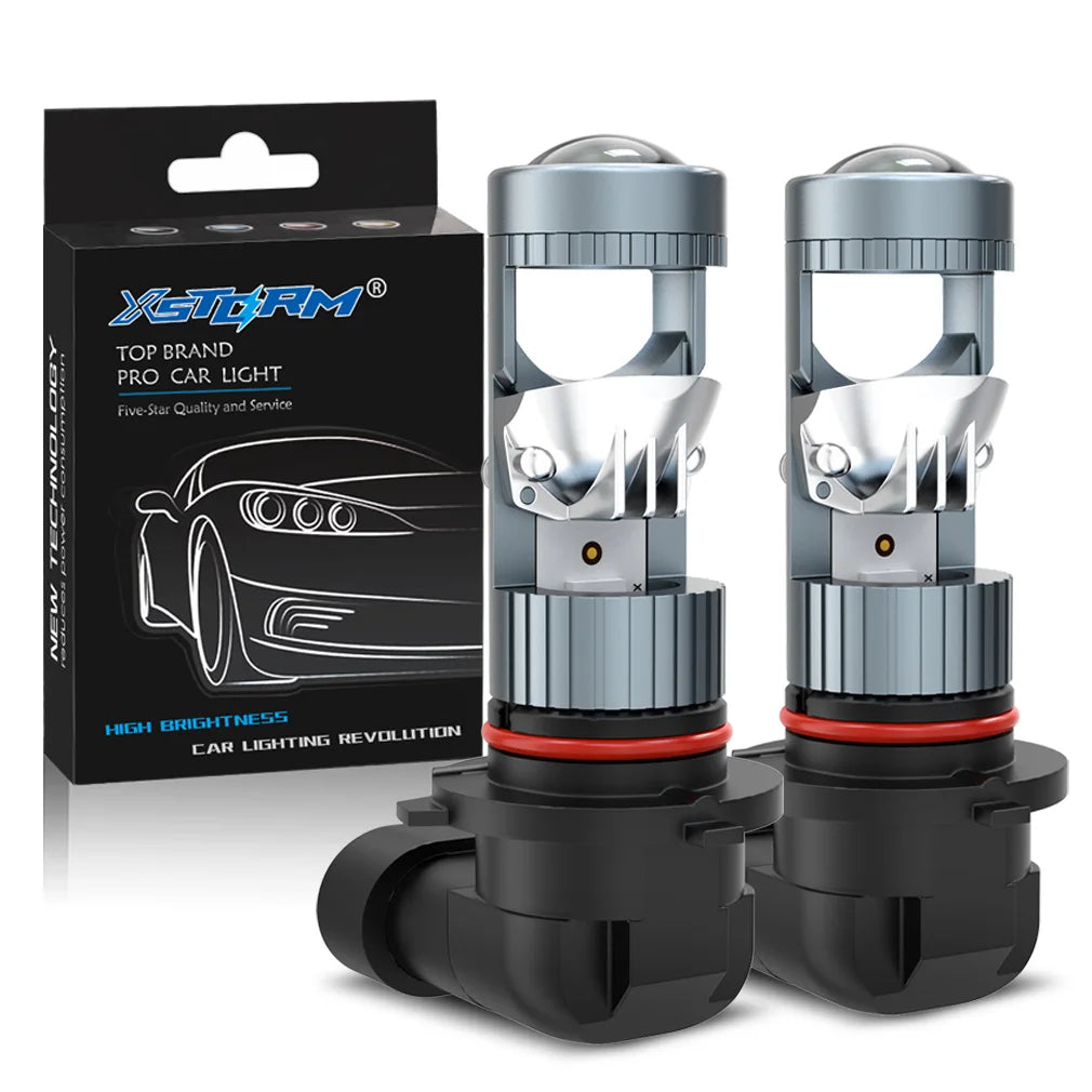 XSTORM H7 LED Headlight Lens Projector 80W 30000LM Car Light Bulbs 9005 9006 H11 LED Canbus Auto Motorcycle Lamps Plug & Play