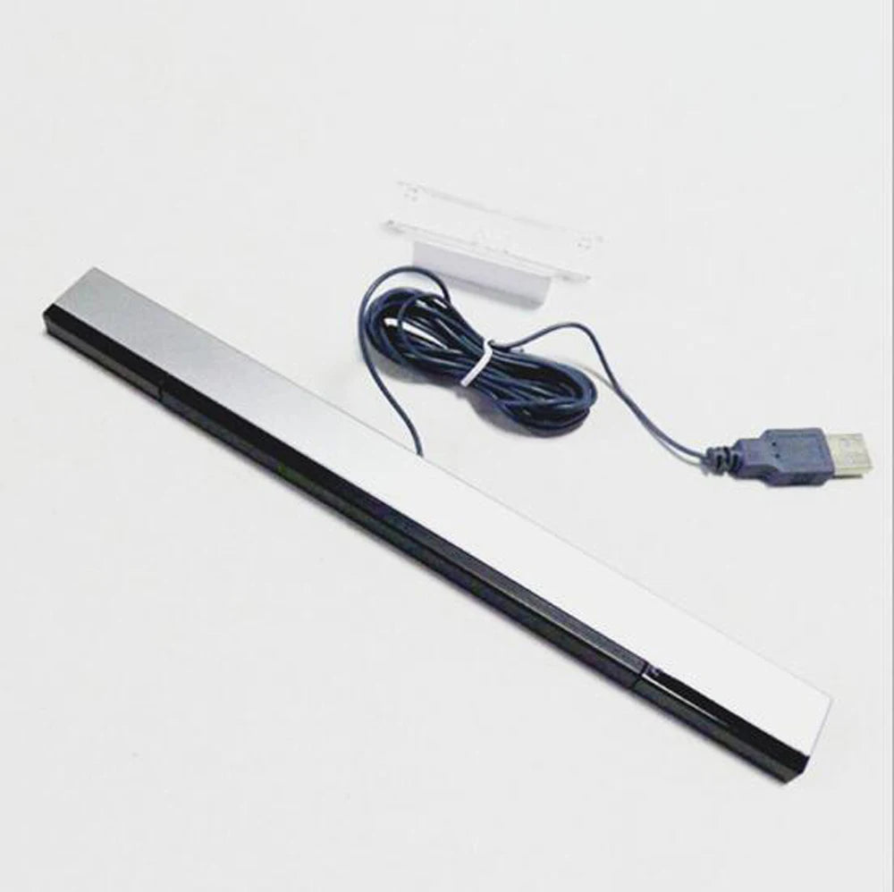 New USB TV Wired Remote Sensor Bar for Wii Console Receiver 