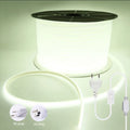 Waterproof 220V COB Led Strip EU AU ON/OFF Switch Power Plug