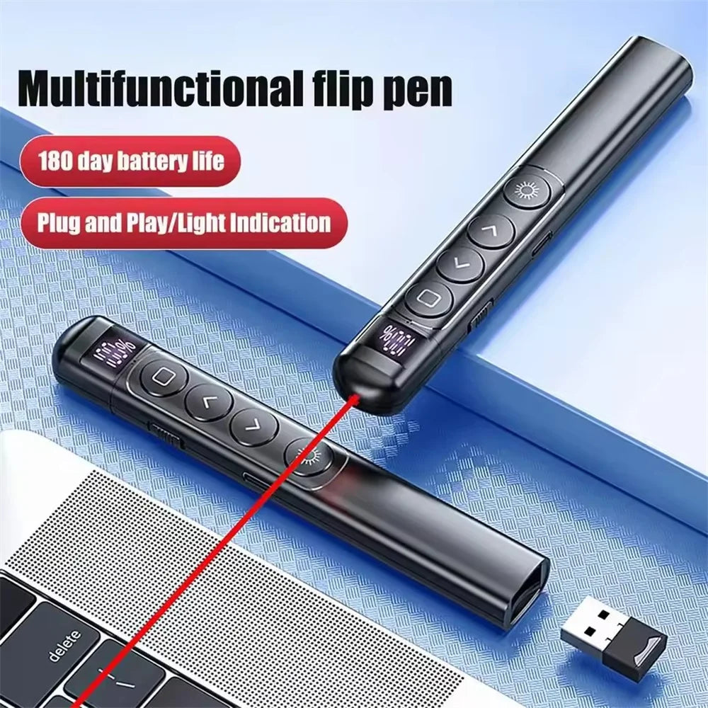 Powerpoint Pen Wireless Presentation Clicker Type-C Rechagab