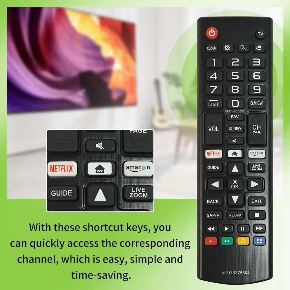 NEW AKB75375604 Remote Control Fit for LG SMART TV 43UK6300P