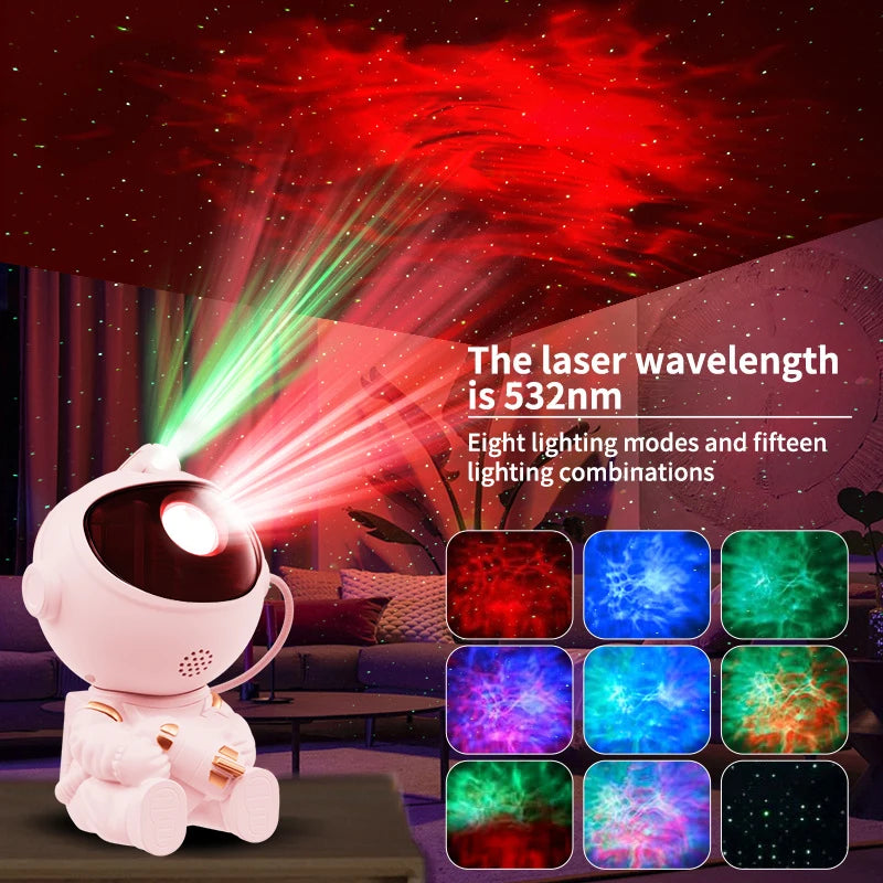 Astronaut LED Star Projector Night Light Galaxy Projectors f