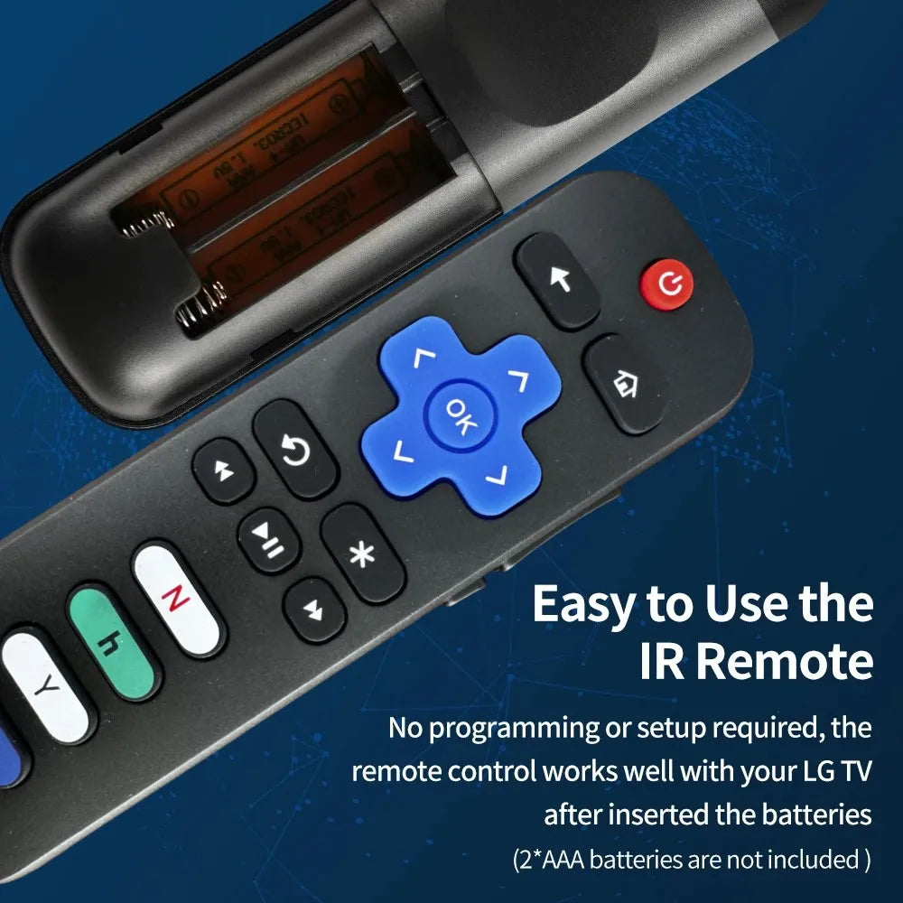 RC280A Replacement Remote Control Only for Roku TV for TCL R