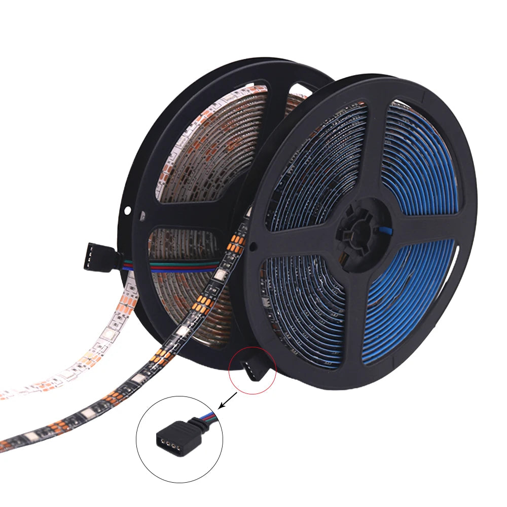 RGB LED Strip Light DC 5V 5050 Flexible LED Tape 50cm 1m 2m 