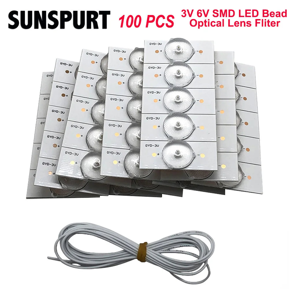 10/30/50/100PCS 3V 6V LED Light Emitting Diode SMD LB Light 