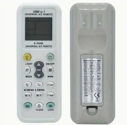 1000 in 1 Universal Remote Control K 1028E AC Digital LCD fo