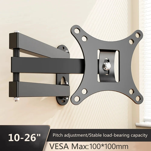 1 PCS Adjustable TV Monitor Wall Mount Bracket for Most 13-2