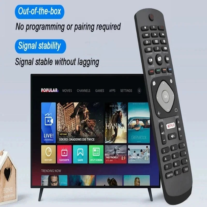 Universal Remote Control Netflix Buttons for Philips LCD LED