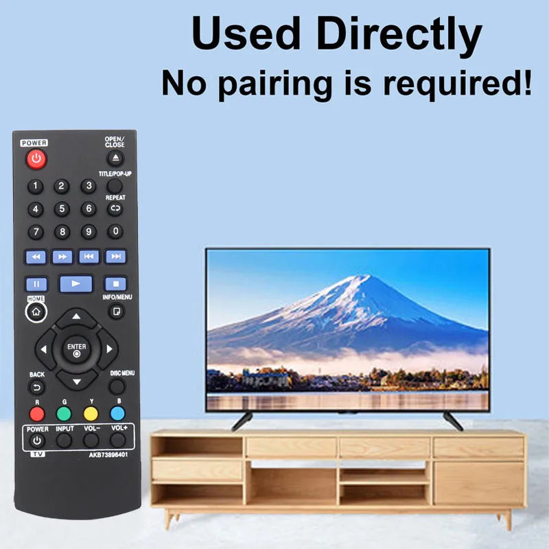 AKB73896401 New Replaced Remote Control for LG BLU-RAY Disc 