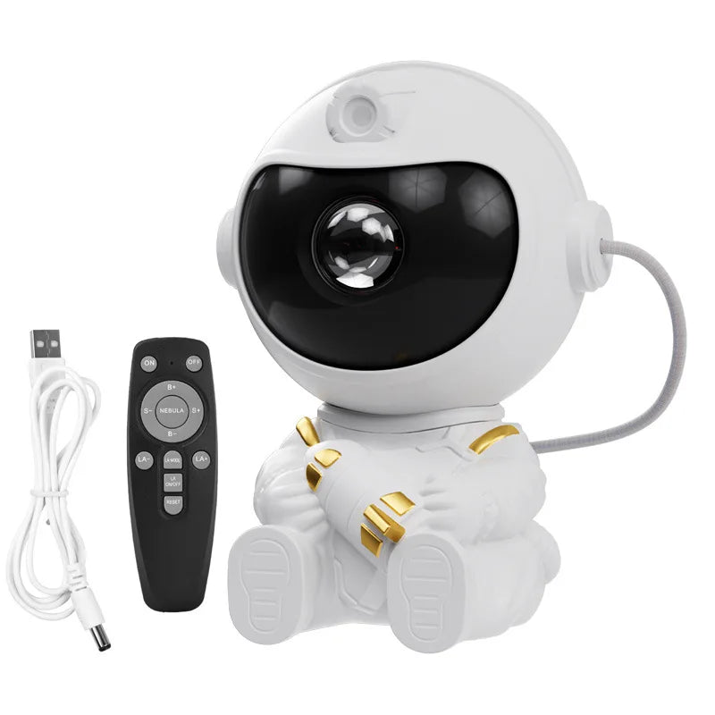 2022 Remote Control Atmosphere Light Robot 360 Rotating Night Light Stepless Dimming Projector Night Lamp Net Red Selfie Light