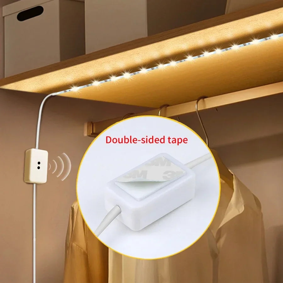 Hand Sweep LED Strip Lights 1m 2m 3m 5 m 10m DC 5V USB LED S