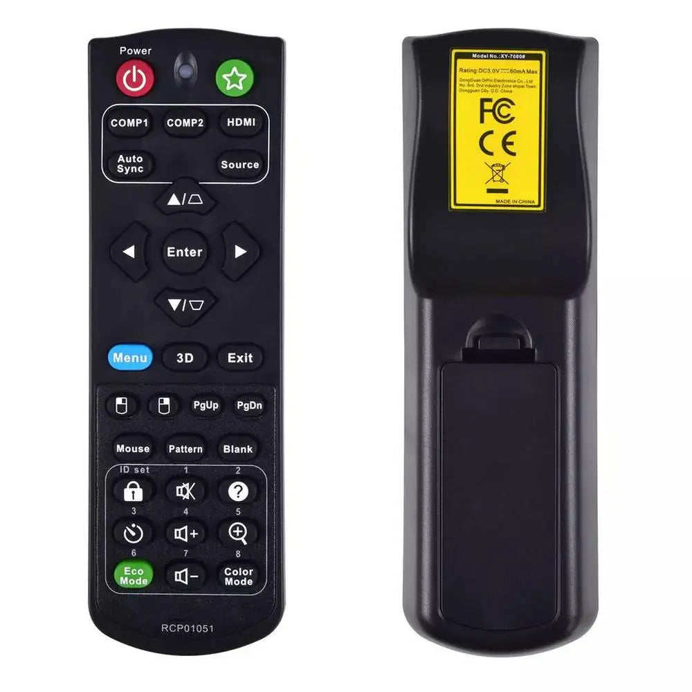 RCP01051 Replace Remote Control For Viewsonic Projector PJD5