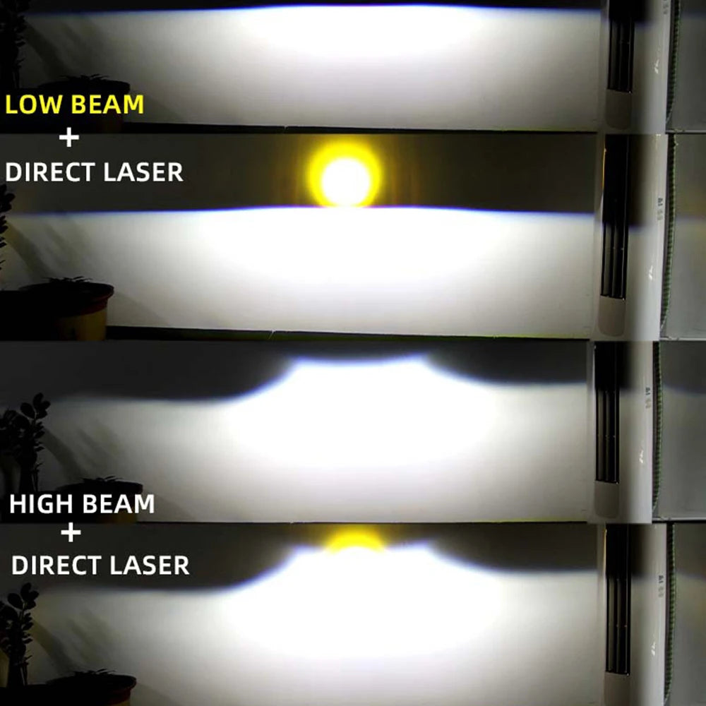laser lens 3Inch biled Fog Light Hb3 9005 H8 H1 H11 car bi l