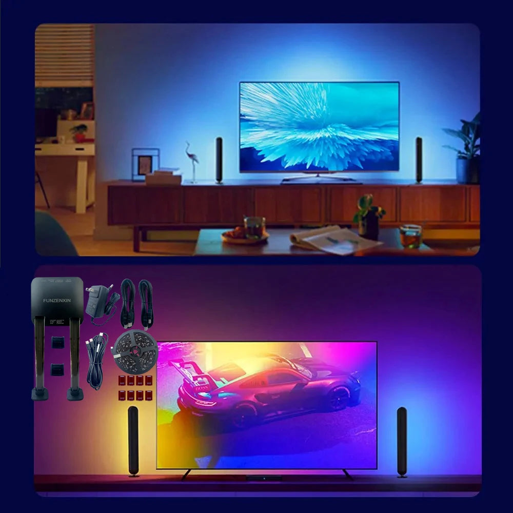 New Smart Ambilight TV Led Backlight Fancy LED 4K HDMI Devic