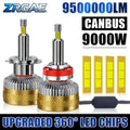 9000W H7 LED Headlights Canbus 360 for Projector Lenses H1 H