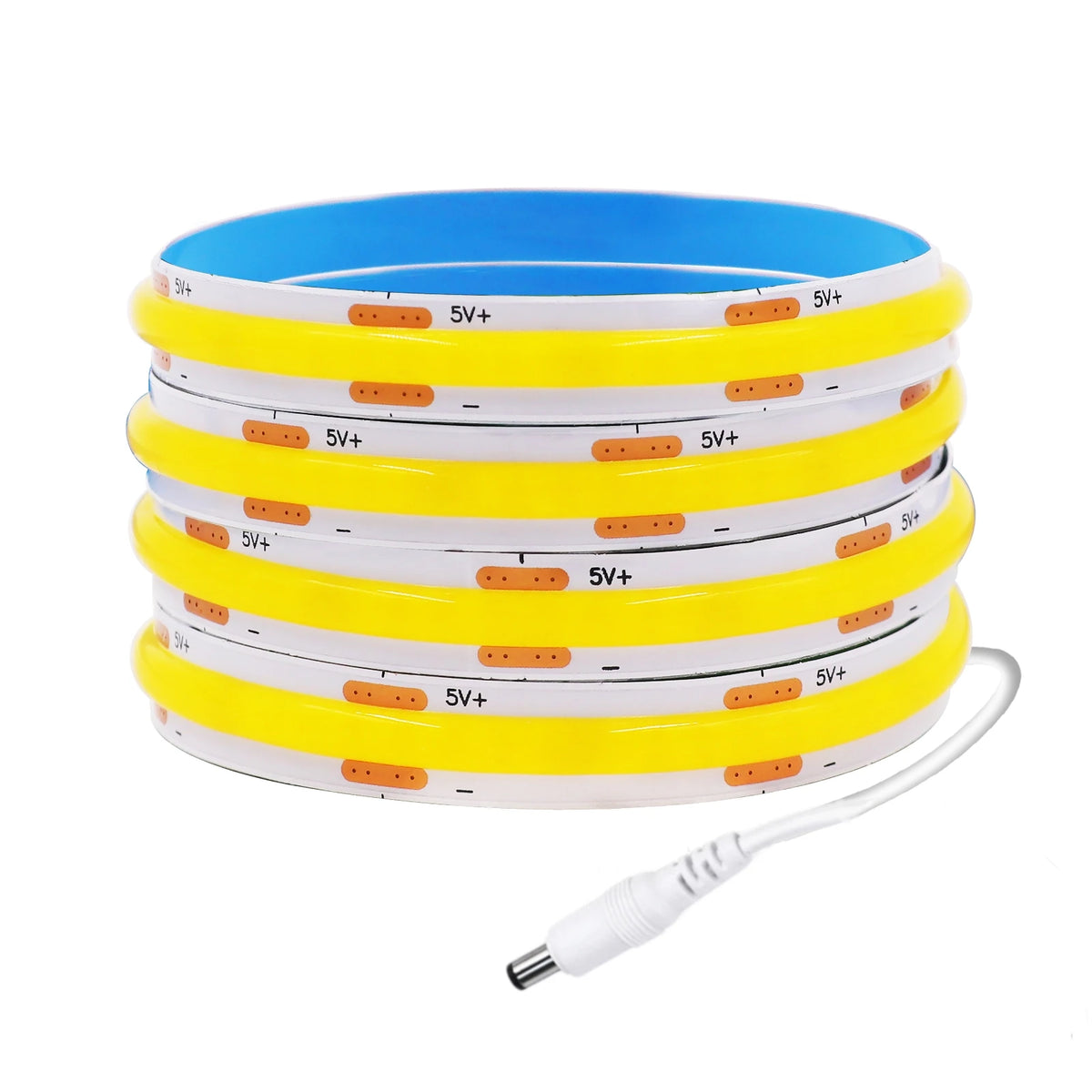 COB LED Strip 8mm Motion Sensor USB/Battery Powered 5V 320LEDs/m Flexible Tape for Kitchen Cabinet Lamp Room TV Mirror Backlight