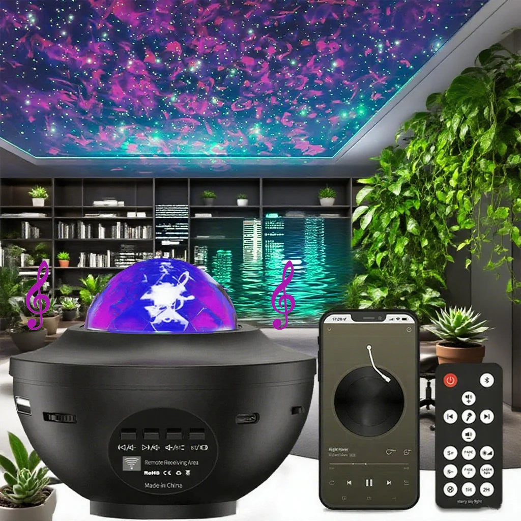 Music Player Starry Sky Projector Light LED Small Night Ligh