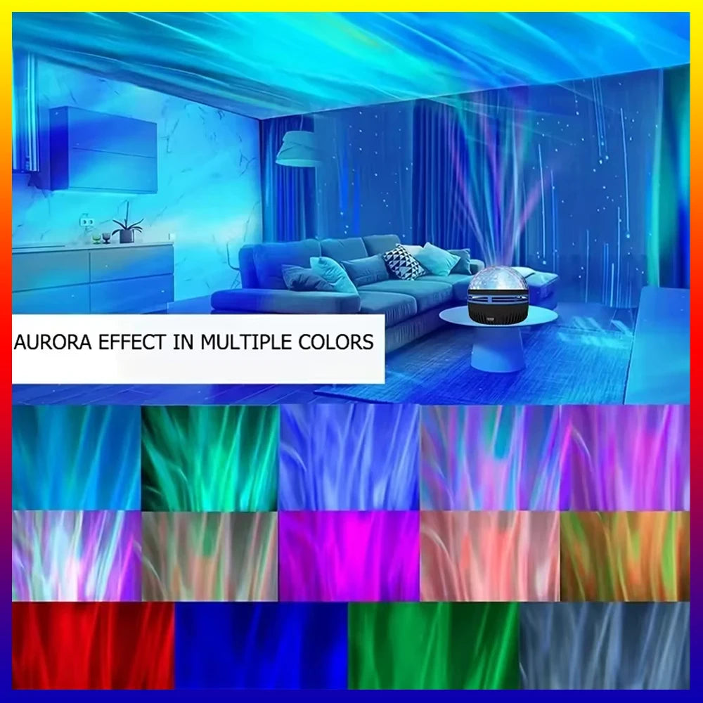 LED Starry Night Sky Projector Aurora USB Remote Control RGB