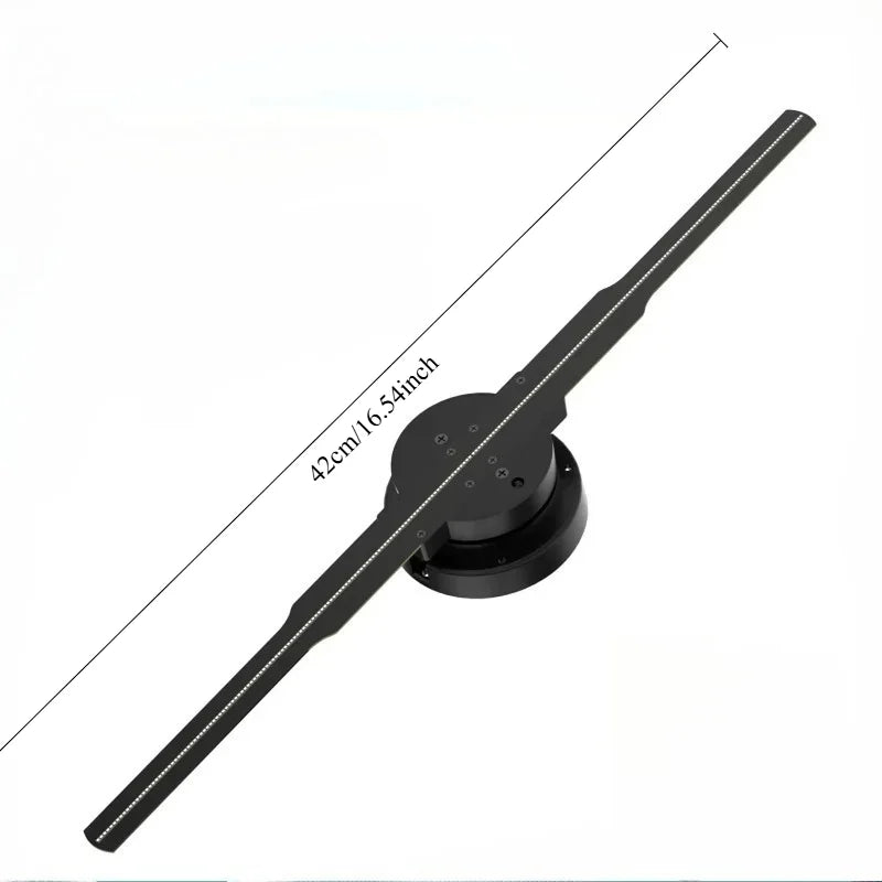 3D Holographic Fan Mobile Remote Control Custom Icon DIY Vid