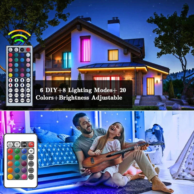 5V USB Led Lights for Room RGB Led Strip Lights 10m 20m 30m 