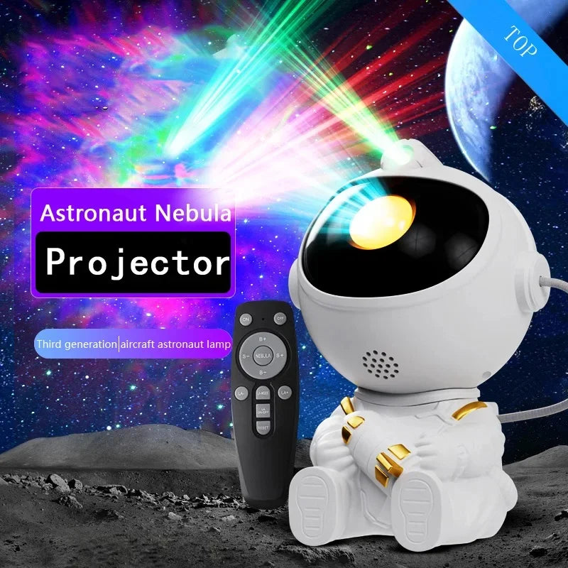 Astronaut LED Star Galaxy Projector Night Light - Starry Sky