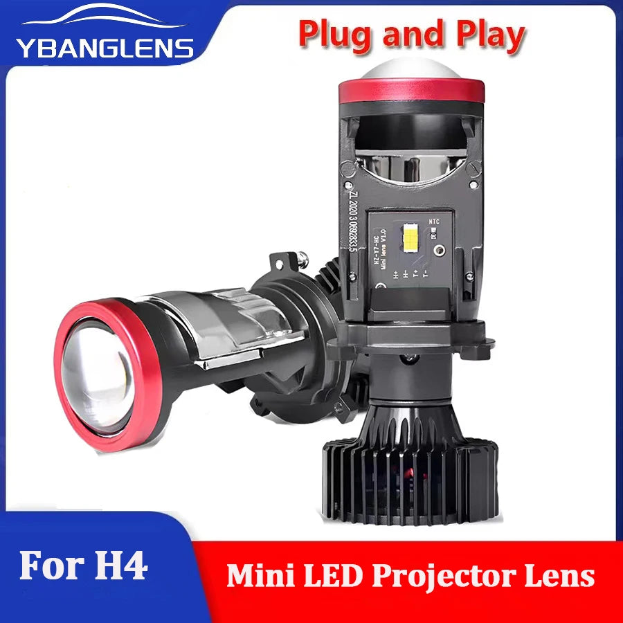 120W Auto Lamp Mini Lens LED H4 9003 HIB2 Bulbs Headlight Y7