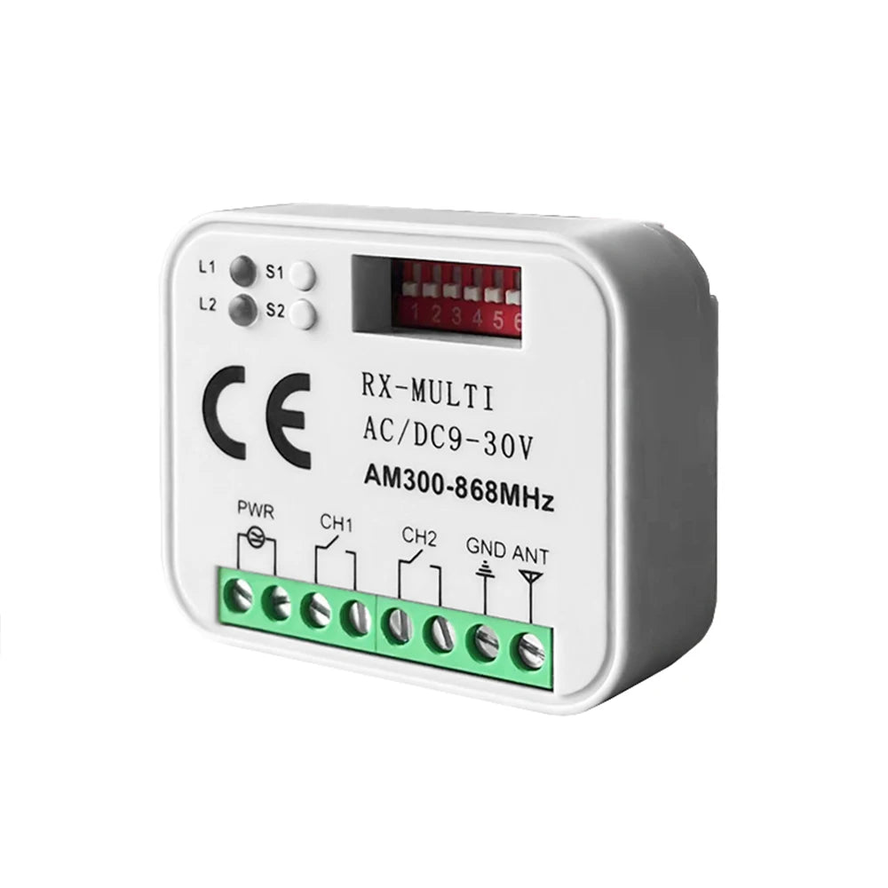 Remote Switch Receiver 433MHz 868MHz 390 MHz RX Multi-Freque