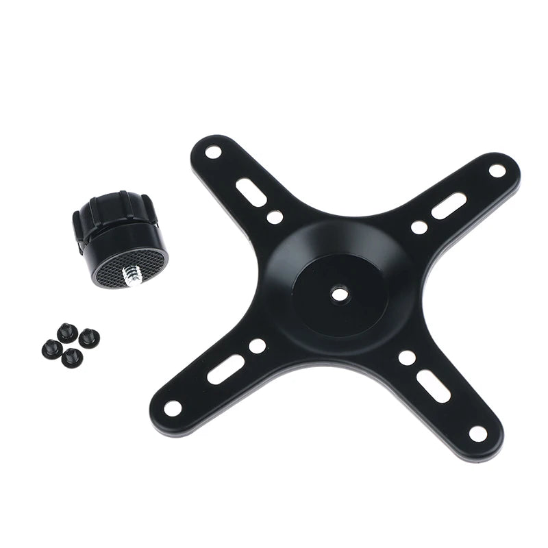 2026 NEW Portable Monitor VESA Mounting Plate 1/4 Screw Hole Adapter 75x75MM 100x100MM M4 Screw Kit Wall Mount Bracket Stand