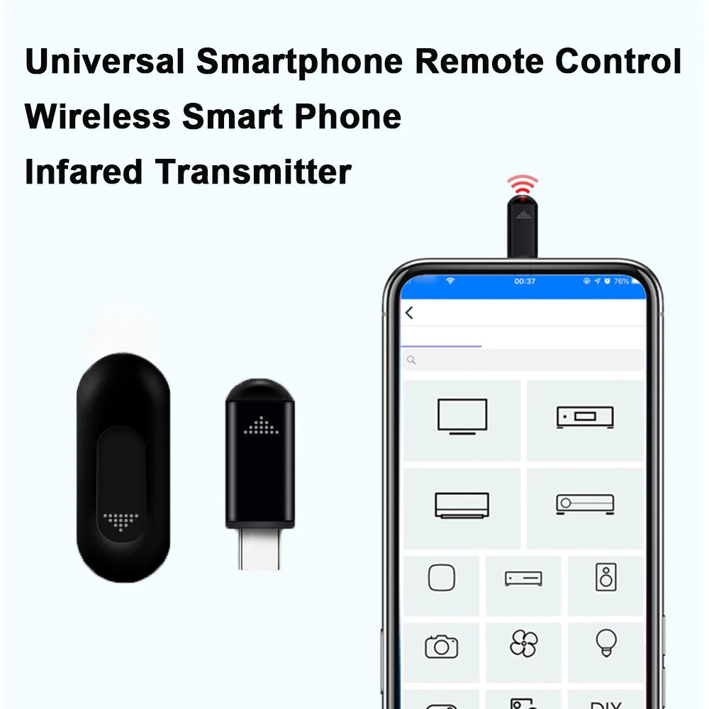 Smartphone Infrared Remote Adapter App Control Transmitter f