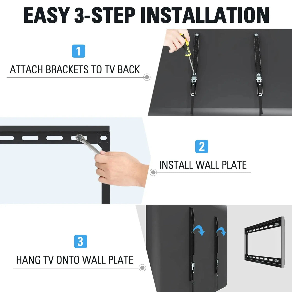 26-63inch TV Wall Mount Bracket Universal TV Mount Monitor H