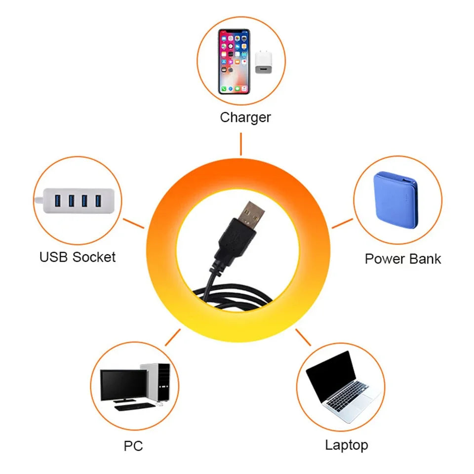 Drop Shipping USB Sunset Lamp LED Without Choice Mark Rainbo